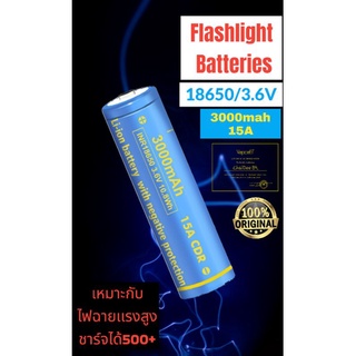 ( 1 ก้อน/หัวนูน ) Vapcell N1830A 18650 3000mah 15A