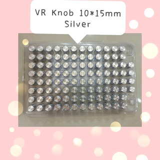 VR Knob 10x15 mm silver