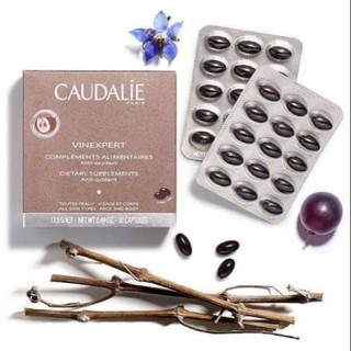 ✔️พร้อมส่ง 3 วันจ้า✔️🍇Caudalie Vinexpert Skin Supplement 30 Capsules[✈️พร้อมส่ง 3 วัน🇬🇧]​