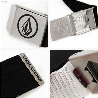 ✈▤☸เข็มขัดผ้า Volcom Web Belt เข็มขัดแบบหัวหนีบ มี 6 สี ของใหม่ ของแท้ พร้อมส่ง