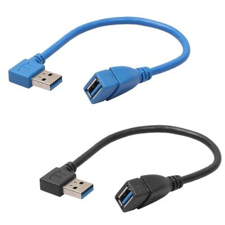 สายเคเบิ้ล USB 3.0 Right Angle 90 องศา 2 ชิ้น / ล็อต