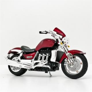 Bburago 1 : 18 Triumph Rocket Iii รองเท้าผ้าใบลําลองสีแดงรถจักรยานยนต์