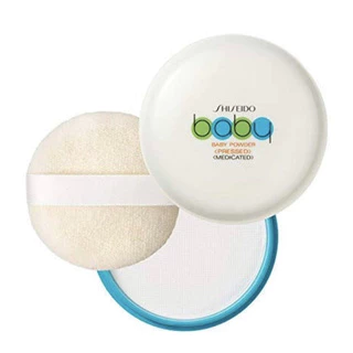 Shiseido baby powder แป้งเด็กอัดแข็ง ล็อตใหม่ปี2026 เนื้อเนียน เบา เผยผิว เบาสบาย 50g