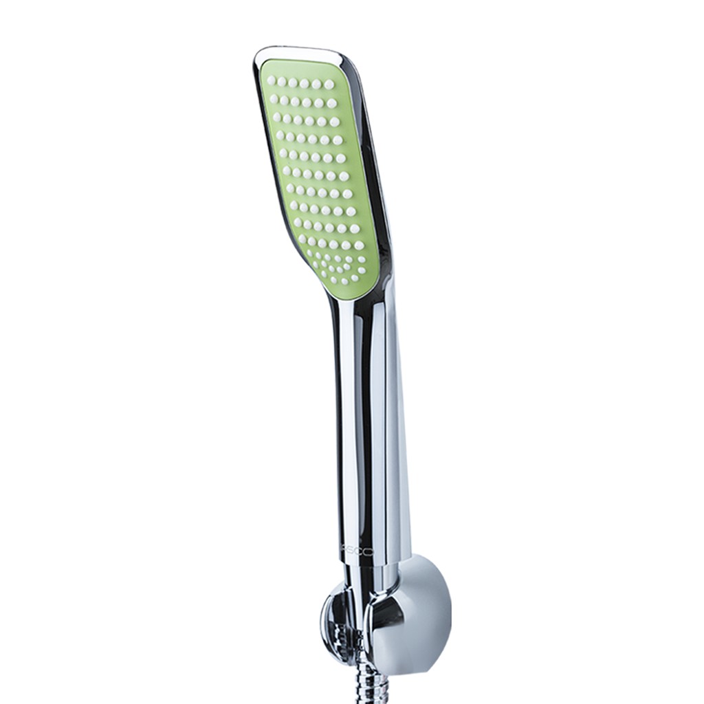 NASCO หัวฝักบัว 1 ฟังชั่น แบบกลม รุ่นราวน์  FS-9103-SP สีเขียว