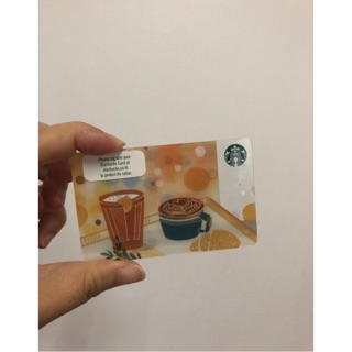 Starbucks card การ์ดเปล่าไม่ขูดพิน