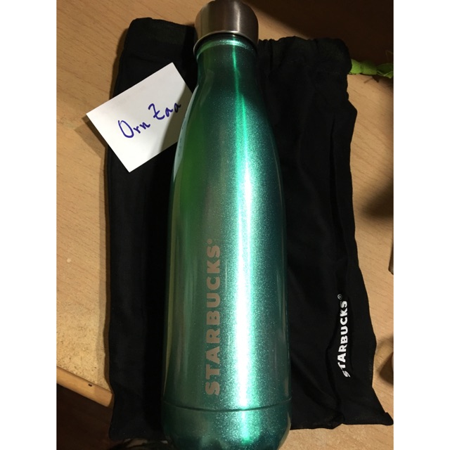 Starbucks S'well 17 Oz. Glitter Mint Swell