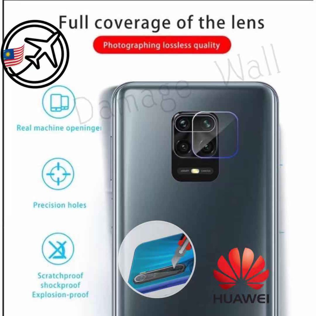 Huawei Y9 2019/Y9 Prime/Y9S/Y7A/Honor 8X/9A/20Pro การป้องกันเลนส์กล้องนาโนจาก Huawei Honor