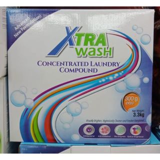 Xtra Wash เอ็กซ์ตร้า วอซ ผงซักฟอกสูตรเข้มข้น ( 3,300 กรัม)