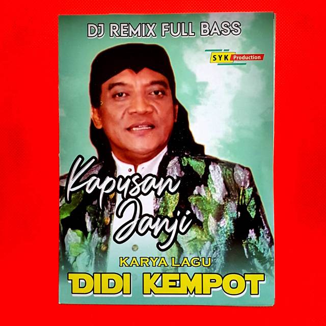 Vcd VIDIO CASSETTE DJ REMIX FULL BASS DIDI KEMPOT ใหม่ล่าสุดและ