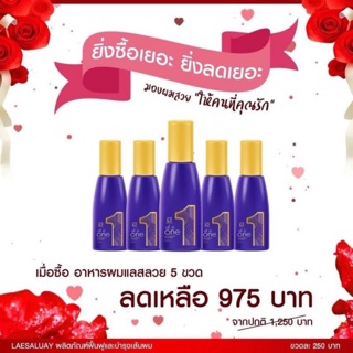 เซต 5 ขวด : เซรั่มอาหารผม All In One Laesaluay Hair Care
