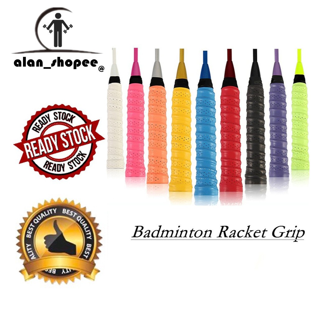 [คลังสินค้าพร้อม] 9 สี Pickleball แบดมินตัน Handle Grips เทป Anti-Slip Over Grip ไม้แบดมินตัน Hand Grip สําหรับอุปกรณ์กีฬาเครื่องมืออุปกรณ์เสริม