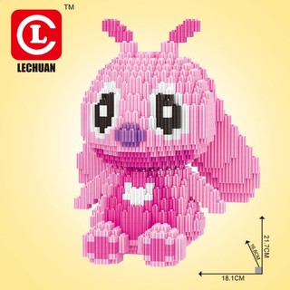 ตัวต่อเฟืองการ์ตูนดังสีชมพู LECHUAN 66002  จำนวนตัวต่อ 3538 ชิ้น