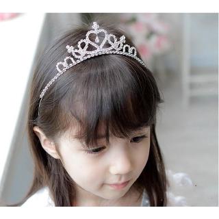 Lovely Girls Princess Bridal Crown, Princess Hairband, Crystal Hoop Headband Hair Band Accessories