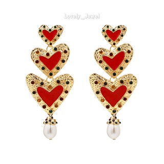 [ZA]2019 Heart Vintage Earring ✨