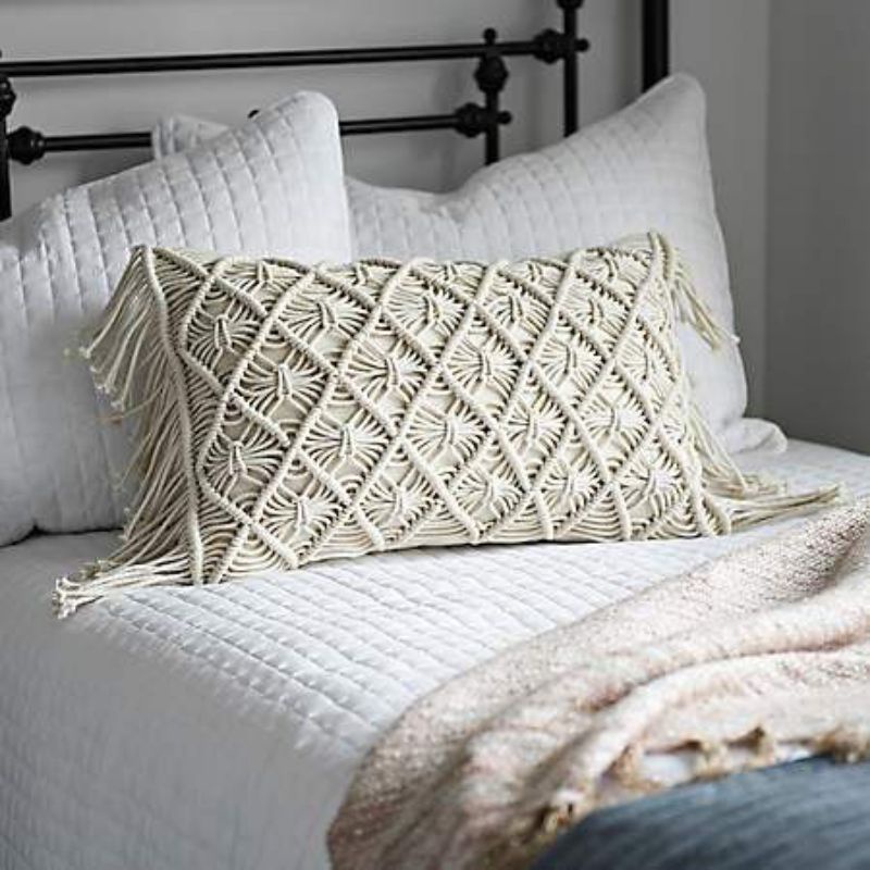 ปลอกหมอนอิง Macrame | ปลอกหมอน Macrame 050 - 50x30ซม