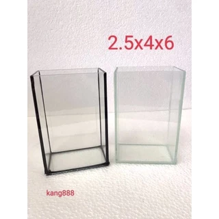 🔥🔥🔥โหลปลากัดขนาด 2.5x4x6 นิ้ว กระจกหนา 3 มิล