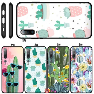 Pd36 เคสโทรศัพท์มือถือแบบนิ่ม ลายกระบองเพชร ดอกไม้ สําหรับ Realme C2 C3 C11 C12 C15 C17 C20 C21 C25