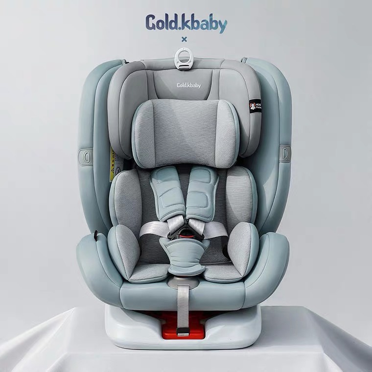 Carseat คาร์ซีท เบาะรถยนต์นิรภัย ติดตั้งระบบ isofix ปรับเอนได้ มี 3 สี สีเขียว สีชมพู และสีน้ำเงิน