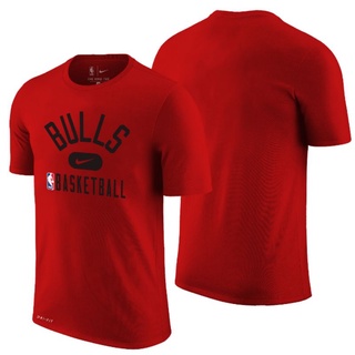 เสื้อยืด ลาย Chicago Bulls 2021/22 On Court สําหรับฝึกซ้อมบาสเก็ตบอล