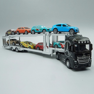 โมเดลรถบรรทุกวิศวกรรม Diecast ขนาด 1:50 พร้อมเสียง และไฟ ของเล่นสําหรับเด็ก