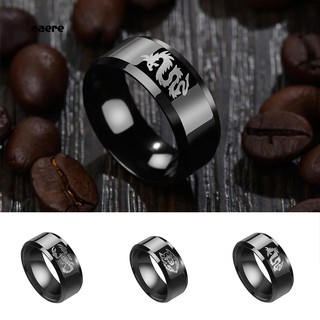 Caere_Trendy Alloy Men Ring Cool Gothic Hip Hop Scorpion Lion Pattern Jewelry Band