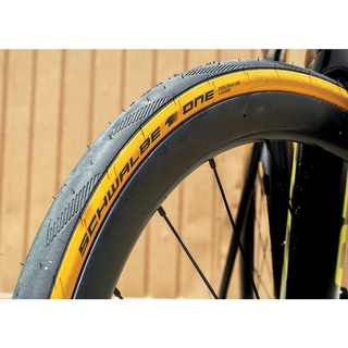 ยางนอก SCHWALBE ONE  700x25C CLASSIC แก้มเหลือง