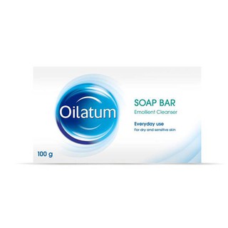 Oilatum Soap Bar 100 g. สบู่ก้อน ออยลาตุ้ม สูตรอ่อนโยน สำหรับผิวแพ้ง่าย ผิวแห้งมาก และผิวแห้งคัน 100 กรัม