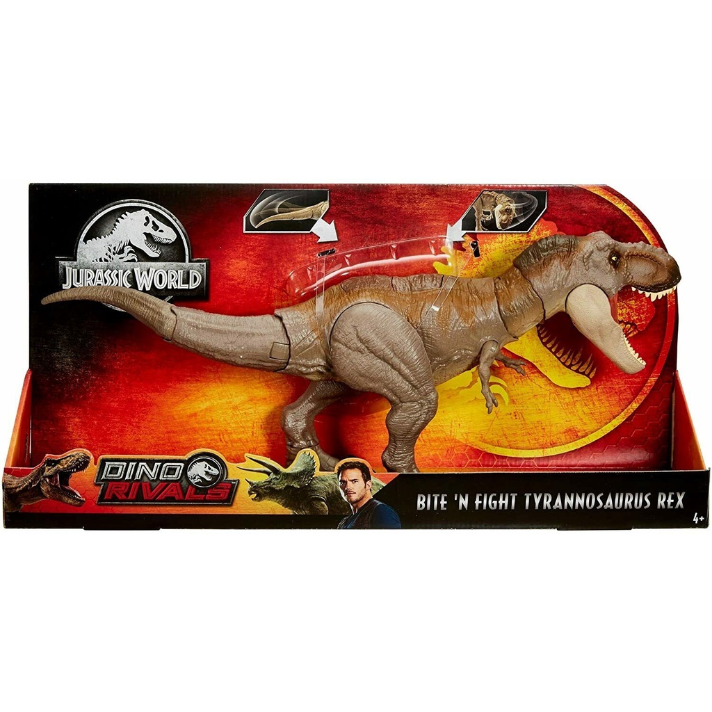 Jurassic World Bite 'n Fight Tyrannosaurus Rex ขนาดใหญ่ขึ้น