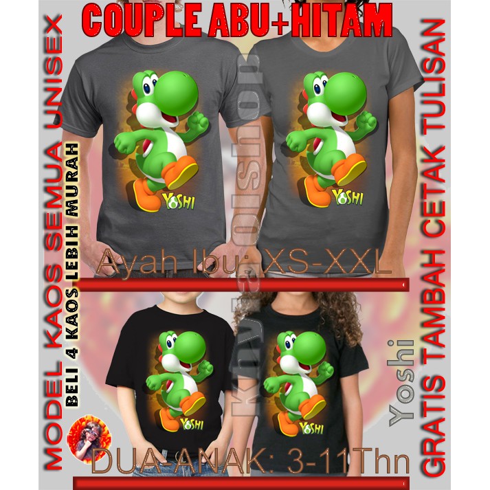 Yoshi Father And Daughter ชุดเสื้อครอบครัวสําหรับครอบครัว - yafi_kekey ...