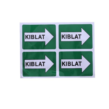 Sticker Arah Kiblat (4pcs)