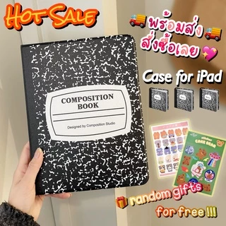 🔥จัดส่งภายใน24ชั่วโมง🔥เคสiPad Air8 Air7 Pro12.9 Composition book Gen12 Gen11 เคสไอแพด Air6 mini7