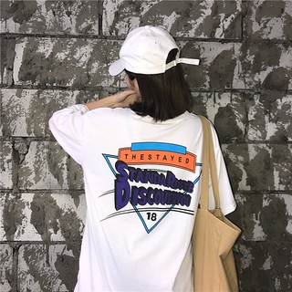 🔥🔥(พร้อมส่ง‼️)เสื้อยืดแขนสั้น สกรีนหน้าหลัง No.201