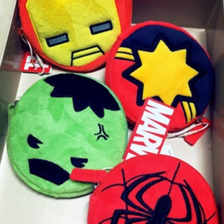 Marvel กระเป๋าเหรียญ Ironman/Spiderman/Hulk/Captain Marvel สินค้าหิ้วจาก Miniso