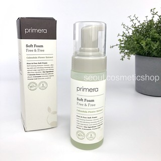 (exp 01/2025 ทำความสะอาดจุดซ่อนเร้น ) Primera Soft Foam Free &amp; Free (150ml)