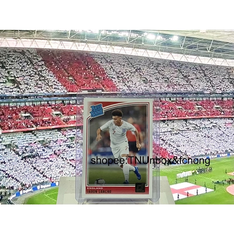 การ์ดนักฟุตบอล 2018-19 Panini Donruss - Jadon Sancho RC