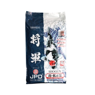 JPD SHOGUN ALL SEASON KOI FOOD (10 Kg.) - เจพีดี อาหารปลาคาร์ฟ สูตรสุขภาพ เพื่อผิวปลา  ทานได้ทุกวัน(10กก.)