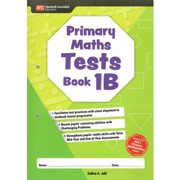 Primary Maths Tests Book 1B🏅🏅🏅แนวข้อสอบเลข ป.1 เทอม 2 #️⃣S'pore/Inter/EP📝พร้อมเฉลย