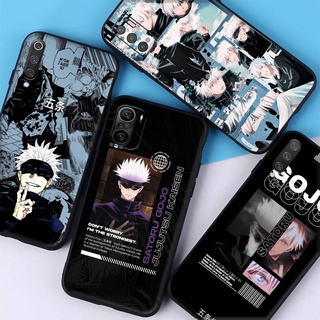 เคสโทรศัพท์มือถือซิลิโคน ลายการ์ตูนอนิเมะ Jujutsu Kaisen Gojo Satoru สําหรับ Xiaomi Redmi 9 9A 9C 9T 10X Note 5 6 7 Pro LK23