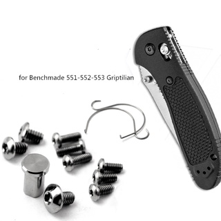 ชุดอะไหล่สกรูหมุน โลหะผสม สําหรับ Benchmade 551-552-553 Griptilian