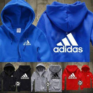 เสื้อแจ็กเก็ตกันหนาว มีฮู้ด ลายโลโก้ ADIDAS 17/18 FLEECE!!!