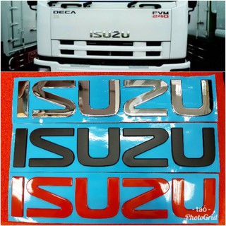 โลโก้ isuzu ขนาดใหญ่สำหรับติดรถบรรทุก 1 ชิ้น