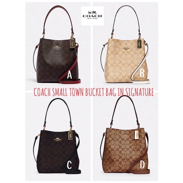 COACH SMALL TOWN BUCKET BAG IN SIGNATURE krataijung.168 ThaiPick