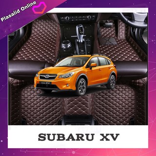 พรมปูพื้นเข้ารูป พรมรถยนต์ พรมปูพื้นรถยนต์ สำหรับรถรุ่น Subaru XV 6D Premium Fitted Leather Car Mats