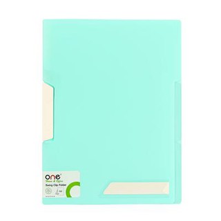 แฟ้มหนีบเอกสาร A4 สีเขียว ONE CF1139/Green A4 Document File ONE CF1139