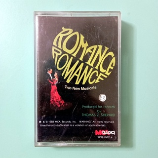 Romance Romance - Musical (1988) เทป Cassette รับประกันไม่มีอัดทับ มีเก็บเงินปลายทาง / 0518