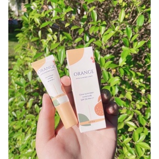 โฉมใหม่ กันแดดส้ม Orange White Sunscreen ขนาด 10 กรัม