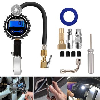 เครื่องวัดแรงดันลมยางดิจิตอล 200 PSI 1 ชุด