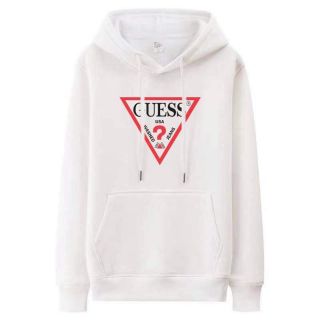 ใหม่เสื้อกันหนาวเสื้อฮู้ดดี้พิมพ์ลาย Guess Spot Unisex