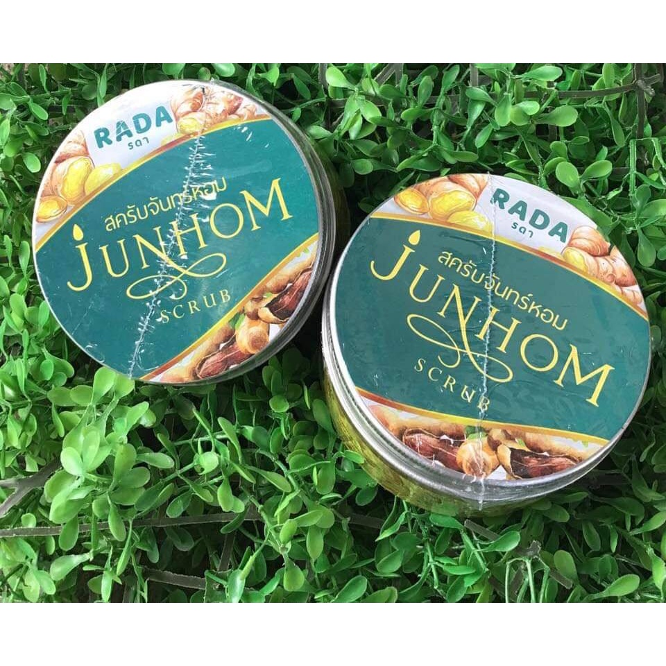 Junhom scrub by Rada สครับจันทร์หอม สครับขัดผิวสมุนไพร 350 กรัม 1 กระปุก - รูปที่ 2