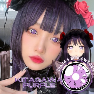 คอนแทคเลนส์คอสเพลย์อนิเมะ Lentillas Rojas Shinobu PURPLE SERIES 2 ชิ้น ต่อคู่